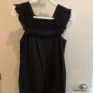 Madewell Black Linen Dress (Size 0)